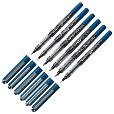 Abbildung von Faber Castell uni ball 205095 Tintenroller EYE Ocean Care, 6 Stück, 0.4 mm Mine, schwarz, dokumentenecht