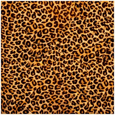 Abbildung von Wallario Möbelfolie selbstklebend/Aufkleber, Tischfolie geeignet für IKEA Lack Tisch Möbeldeko Leopardenmuster in orange schwarz 55 x cm