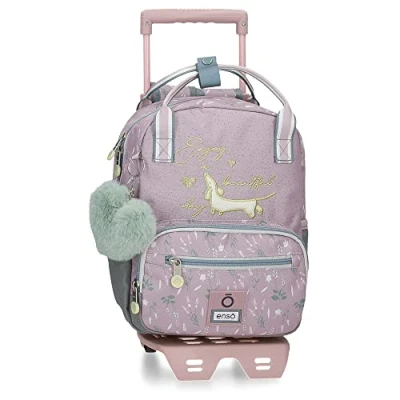 Abbildung von Enso Beautiful Day Vorschulrucksack mit Lila Trolley 23x28x10 cm Polyester 6,44L