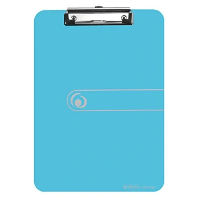 Abbildung von Herlitz 11205671 Klemmbrett, A4, mit Klemm Mechanik, blau