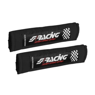 Abbildung von Simoni Racing CC2/N V Gurtpolster schwarz Mikrofaser