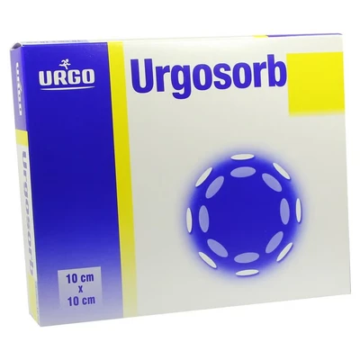 Abbildung von Urgosorb 10x10 cm Kompressen 20 St