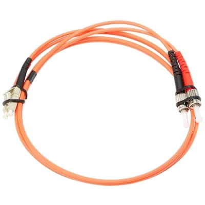 Abbildung von StarTech.com Multimode LC auf ST Glasfaserkabel 1m LWL / Glasfaser 50/125µ Duplex Patchkabel Netzwerkkabel Orange