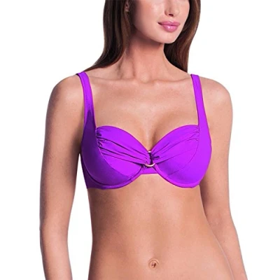 Abbildung von Rosa Faia Damen Bügel Bikinioberteil Bikini Oberteil Hermine L4 8411 1, Gr. 44 (Herstellergröße:44 C), (wild Aster 556)