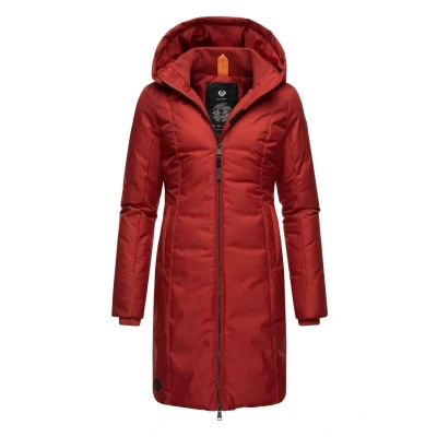 Abbildung von Ragwear Amarri Wintermantel, Damen, Größe: Small, Red