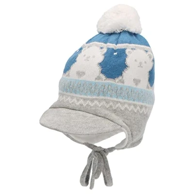 Abbildung von Sterntaler BEAR Mütze für Kinder, Größe: 51, Mid blue