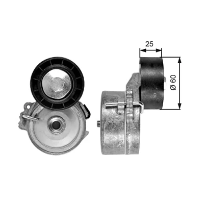 Abbildung von GATES FleetRunner Micro V Kit T39033 Spannrolle CITROËN: Berlingo / First I, I Kastenwagen