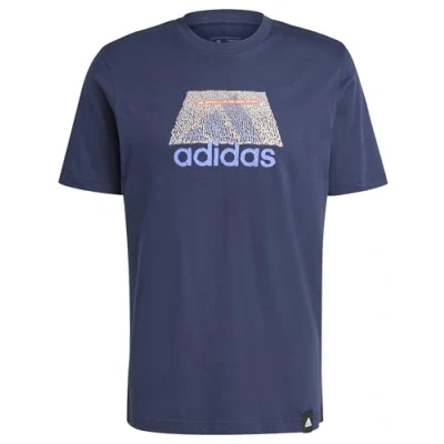 Abbildung von adidas Codes BOS Graphic Tee, Herren Kurzarm Grafik T Shirt, Legend Ink, IY0732