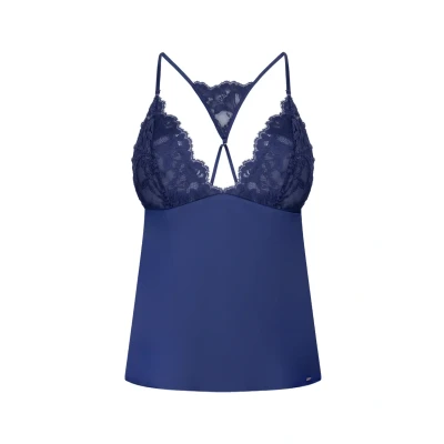 Abbildung von Hunkemöller Grace Nachtwäsche Shirt, Damen, Größe: XSxXS, Blue