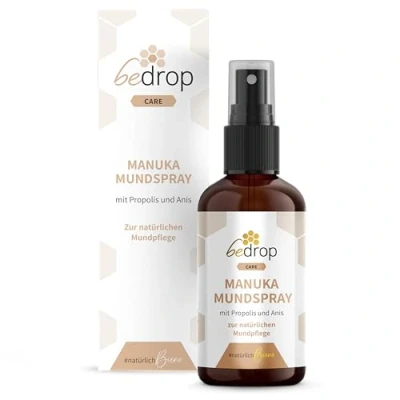 Abbildung von bedrop Propolis Halsspray mit Manuka Honig &amp; Anis, Spray echtem 30ml Imker Qualität