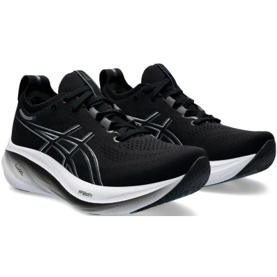 Abbildung von Asics Gelnimbus 26 Laufschuh Neutral, Damen, Größe: 40, Black/graphite grey Schuhe