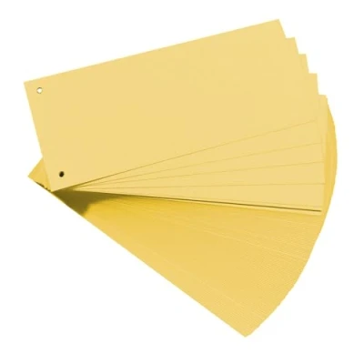 Abbildung von Herlitz Abheftstreifen 100 Trennstreifen / 180g Farbe: gelb