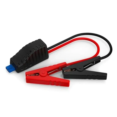 Abbildung von Starthilfeadapter für ANSMANN Powerstations, Überbrückungskabel Pkw, 12 V kompatibel/Tiefenentladene Auto Batterien im Boost Modus Wieder starten/Eingebaute Sicherheitselektronik