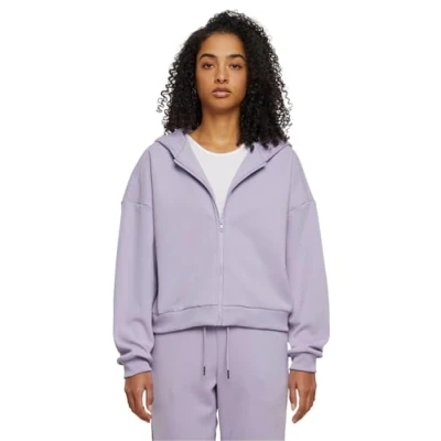 Abbildung von Urban Classics Sweatjacke, Damen, Größe: Small, Dustylilac