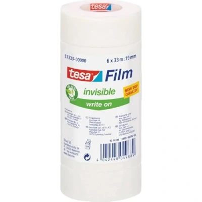 Abbildung von tesafilm, invisible, 33m x 19mm, Vorteilspack mit 6 Rollen