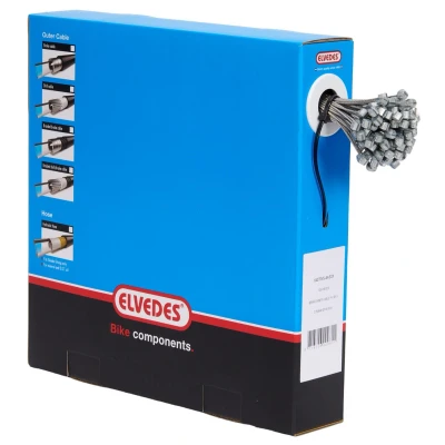 Abbildung von Bremszug Innen Elvedes 2250 Mm 7 X Stränge Edelstahl Ø1,5 Mit T Nippel Ø7 6mm (Karton 100 Stück)