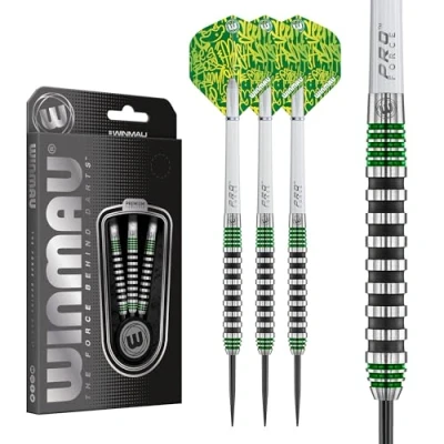 Abbildung von WINMAU Advance 500 Series Grün 22g Dartpfeile mit dartflüge und Dart stiele