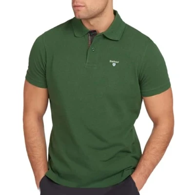 Abbildung von Barbour Tartan Poloshirt, Herren, Größe: Large, Racing green