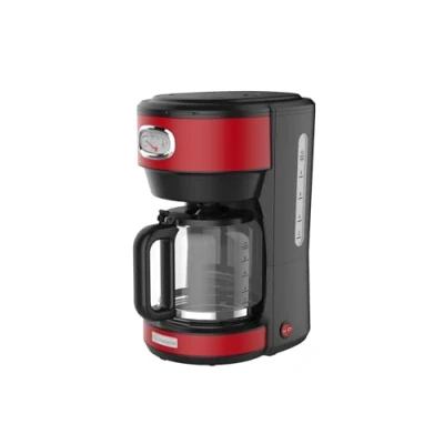 Abbildung von Westinghouse Kaffeemaschine Retro Collections 1000 Watt Cranberry red WKCMR621RD