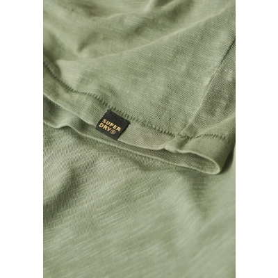 Abbildung von Superdry CREW NECK SLUB Tshirt basic, Herren, Größe: Small, Sea spray green