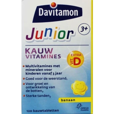 Abbildung von Davitamon Junior 3+ Bananen Kautabletten 120