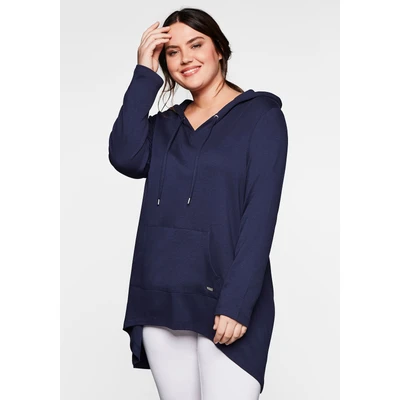 Abbildung von Sheego Sweatshirt, Damen, Größe: 52/54, Marine