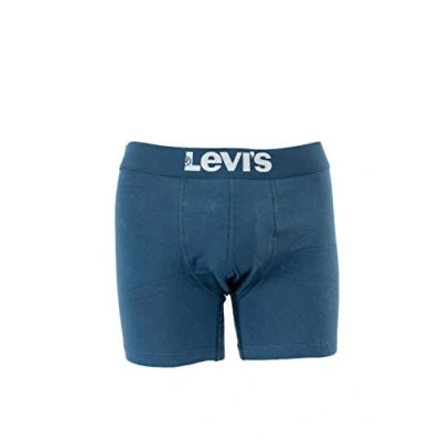 Abbildung von Levi&#039;s Herren Solid Basic Boxers Boxer Shorts, Indigo, S