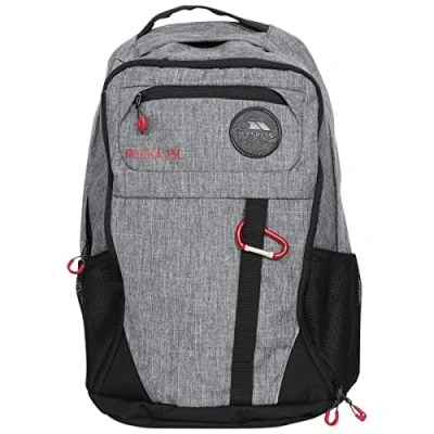 Abbildung von Trespass Rucksack Rocka mit 2 Schocksicheren Fächern, Grey, One Size, UAACBAM30002_GRYEACH