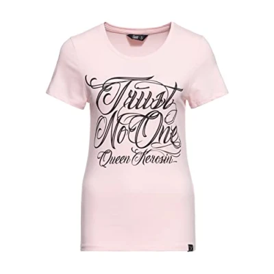 Abbildung von QueenKerosin Print Shirt Trust no One (1 tlg) mit Statement Front