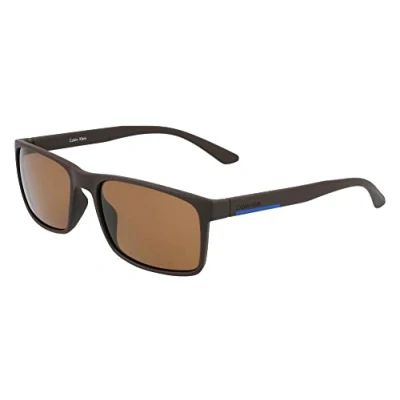 Abbildung von Calvin Klein Herren CK21508S Sonnenbrille, Matte Brown, Einheitsgröße