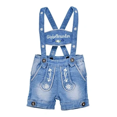 Abbildung von BONDI Trachtenkleid Trachtenjeans Baby/Kleinkind GIPFELKRAXLER/HOSENTRÄGER jeans