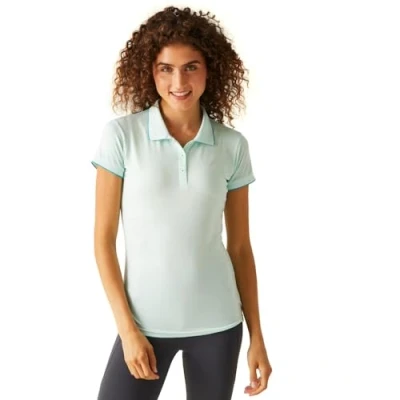 Abbildung von Regatta Damen Women&#039;s Remex Ii Active Polo Shirt Polohemd, Bleached Aqua, 44