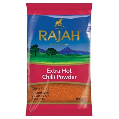 Abbildung von Rajah Chili extra scharf Pikantes Chilipulver zum Würzen und Kochen 1 x 100 g