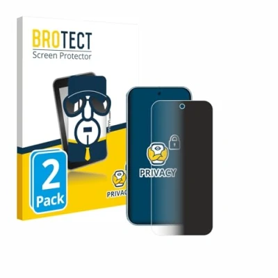 Abbildung von BROTECT (2 Stück Anti Spy Blickschutzfolie für Google Pixel 9/9 Pro Privacy Screen Protector [Displayschutz Folie, Sichtschutz, Blaulichtfilter]