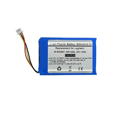 Abbildung von 3,7 V 1800 mAh Ersatz akku für LOGITECH MX1000 MX 1000 M RAG97 Cordless Mouse, 190247 1000, B000, L LB2, NTA2253