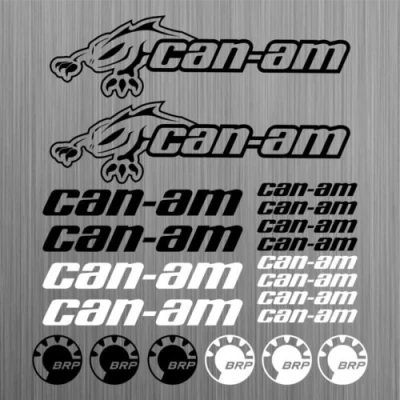 Abbildung von SUPERSTICKI can am canam BRP Sticker Quad ATV Decal 20 Pieces aus Hochleistungsfolie Aufkleber Autoaufkleber Tuningaufkleber von SUP