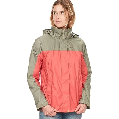 Abbildung von Marmot Damen PreCip Eco Jacket, Wasserdichte Regenjacke, winddichter Regenmantel, atmungsaktiver, faltbarer Hardshell Windbreaker, ideal zum Fahrradfahren &amp; Wandern