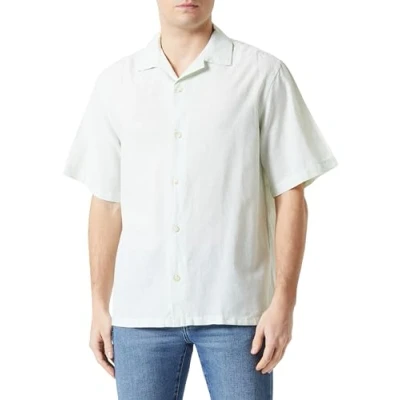 Abbildung von JACK &amp; JONES Men&#039;s JPRBLUSUMMER Linen Resort Shirt S/S SN Hemd, Desert Sage/Fit:Relax FIT, S
