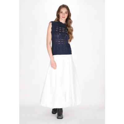 Abbildung von pullunder SCHMUDDELWEDDA M/L / Navy 44% Polyamide 34% Acrylic 22% Polyester