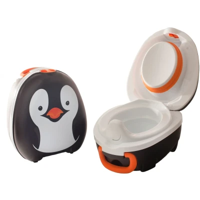 Abbildung von My Carry Potty Penguin Tragbares Töpfchen, Schwarz/Weiß