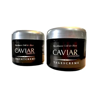 Abbildung von 2x 125ml Original Caviar Creme Anti Aging Kaviar Extrakt Gesichtscreme, Tagescreme und Nachtereme Pflege Set, Feuchtigkeitspflege, Feuchtigkeitscreme für Gesicht