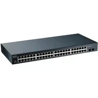 Abbildung von Zyxel 48 Port Gigabit Switch Smart managed Rackmontage mit 2 SFP Ports VLAN, IGMP, QoS [GS1900 48]