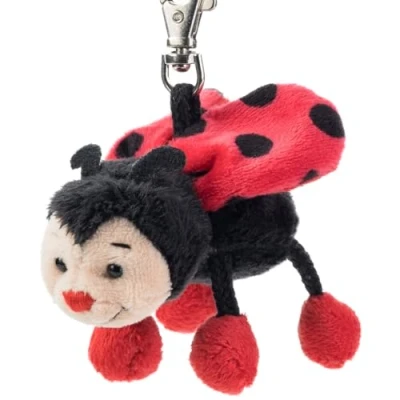 Abbildung von Schaffer Knuddel mich! 3161 Plüsch Schlüsselanhänger Marienkäfer Bolle, 10 cm