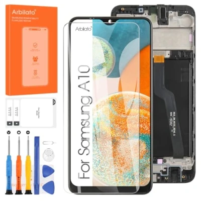 Abbildung von Arbilato Screen Replacement for Samsung Galaxy A10 A105G A105FN A105M A105F LCD Display Touch Digitizer Glass Assembly with Frame