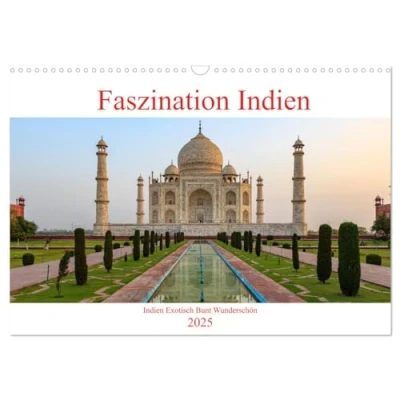 Abbildung von Faszination Indien (Wandkalender 2025 DIN A3 quer), CALVENDO Monatskalender