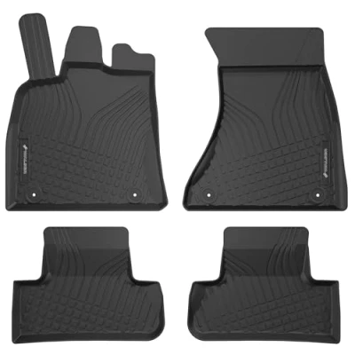 Abbildung von WALSER Premium Fussmatten Auto kompatibel mit Audi Q5 (8RB) 11/2008 12/2017, 100% passgenaue Gummimatten Made in EU, robuste Fußmatten Auto,