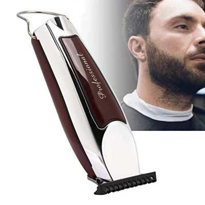 Abbildung von Haarschneider, wiederaufladbarer elektrischer USB professioneller Haarmodellier Rasierapparat, Haarschneide Pflegeset für Männer(USB)