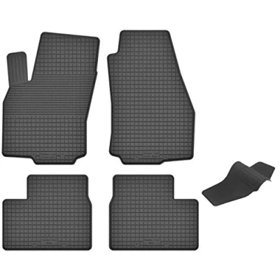 Abbildung von Gummimatten mit Tunnel kompatibel OPEL Zafira A (Bj. 1999 2005) ideal angepasst 5 Teile EIN Set