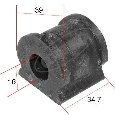 Abbildung von CORTECO 80005440 Stabigummis Vorderachse 16mm 39mm VOLKSWAGEN: Polo IV Schrägheck, V up! SKODA: Citigo Schrägheck