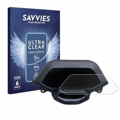 Abbildung von Savvies 6 Stück Schutzfolie für Segway Ninebot GT1 Displayschutz Folie Ultra Transparent